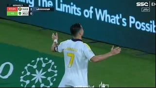 La segunda sí entró: el gol de Cristiano Ronaldo de penal en Al Nassr vs. Al Khaleej