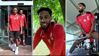 Pierre Emerick Aubameyang se sumó a los entrenamientos del Al Qadisiyah junto a Andrés Carrillo