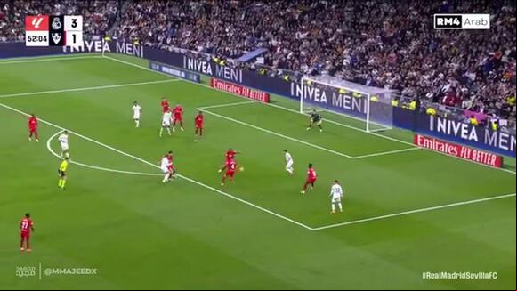 Gol de Brahím Díaz tras asistencia de Mbappé para el 4-1 del Real Madrid. (Video: RM4)