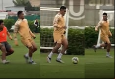 ¡A la orden! Anderson Santamaría cumplió su primer entrenamiento con Universitario