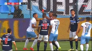 ¡Mal comienzo! Fernando Pacheco vio la roja en partido de Sporting Cristal ante U. Católica