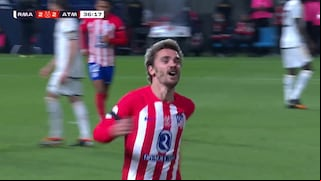 ¡Con un gol histórico! Griezmann marcó el 2-2 del Real Madrid vs. Atlético Madrid