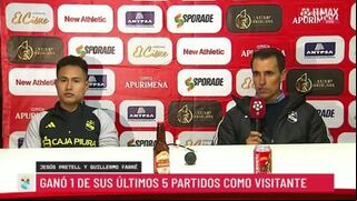 La altura y un rival fuerte: análisis de Guillermo Farré y Martín Cauteruccio tras empate con Los Chankas