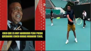 Ronaldo Nazário ‘El Fenómeno’: “Ahora amo más el tenis que el fútbol” | VIDEO