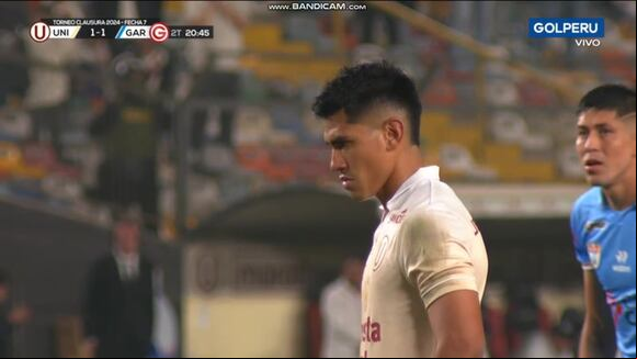 José Rivera marcó el 2-1 de Universitario sobre Garcilaso. (Video: GOLPERU)