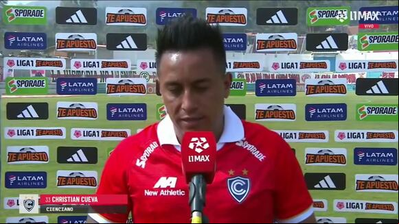 Christian Cueva habló tras debut con Cienciano de Cusco. (Vídeo: L1 MAX).