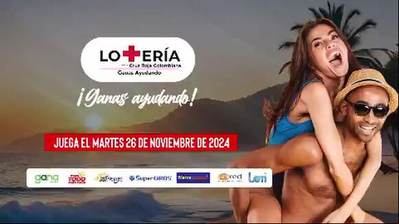 Lotería de la Cruz Roja, martes 26 de noviembre. (Video: Lotería de la Cruz Roja)