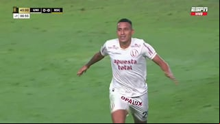 ¡Estalló el Monumental! Gol de Alex Valera para el 1-0 de Universitario vs. Barcelona SC