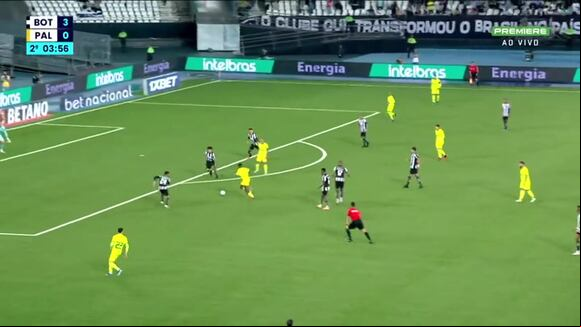 Gol de Endrick para el 1-3 de Palmeiras vs. Botafogo. (Video: Premiere)