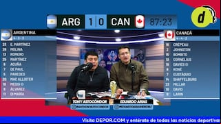 La reacción de Depor al gol de Lautaro Martínez en el Argentina vs Canadá