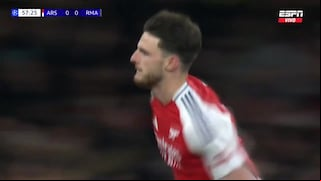 ¡Goles de Declan Rice! Doblete de tiro libre para el 2-0 del Arsenal vs. Real Madrid