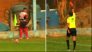 Viral: expulsan a jugador de Copa Perú por orinar en la cancha