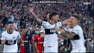 ¡En 9 minutos! Goles de Silva y Paiva para el 2-0 de Olimpia vs. Melgar