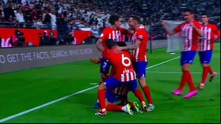 ¡Cabezazo y gol! Hermoso marca el 0-1 del Real Madrid vs. Atlético Madrid por Supercopa